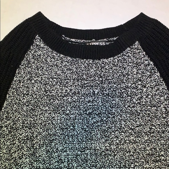 Cute grey/black/white Express sweater - Picture 4 of 4